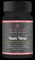 Purana Hair Time Suplemento completo para cabelo!
Biotina + Ácido Hialurônico + Vitaminas + Minerais