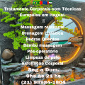 Massagem relaxante e Drenagem linfática em ITAGUAÍ A massagem relaxante é uma técnica que aplica movimentos suaves utilizando apenas as mãos na musculatura do corpo, como cotovelos, punhos e antebraços.

Durante a massagem são utilizados cremes ou óleos vegetais ou que auxiliam a execução dos movimentos sempre contínuos, mantendo um ritmo específico para estimular a produção de hormônios responsáveis pelo relaxamento.

A massagem relaxante libera um hormônio chamado ocitocina que combate a tensão muscular, auxilia no fluxo intestinal, estabiliza a pressão arterial e principalmente diminui o estresse.

De modo geral a massagem relaxante promove um profundo estado de relaxamento, diminui as dores musculares e cãibras, já que aumenta a circulação sanguínea e oxigena melhor as células.
Seg a Domingo 9hs as 21. Horário agendado
21 989841804